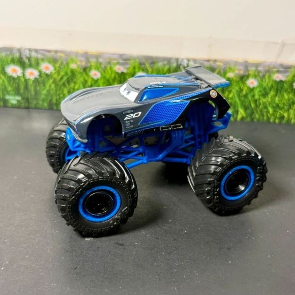 Disney Pixar Cars Custom Monster Truck Jackson Storm Monster Jam Metal Diecast